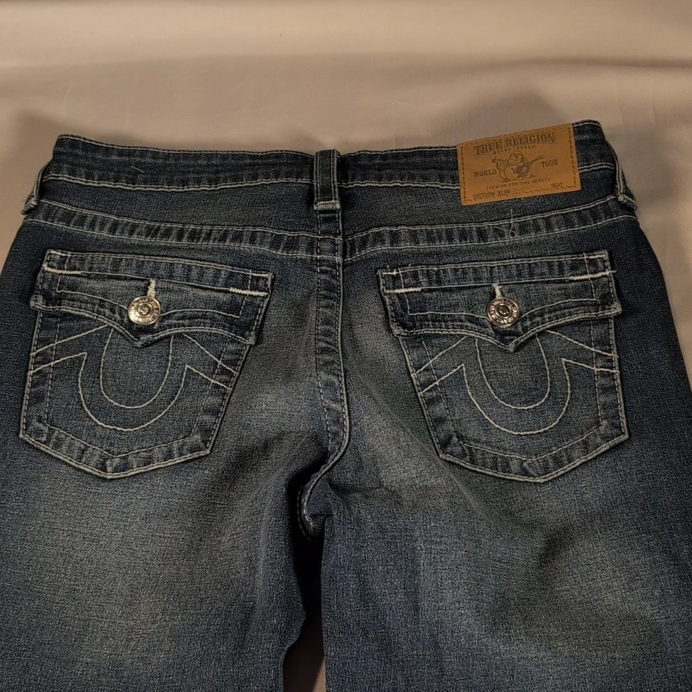 True Religion Straight Leg Jeans Size 16 Slim Kids